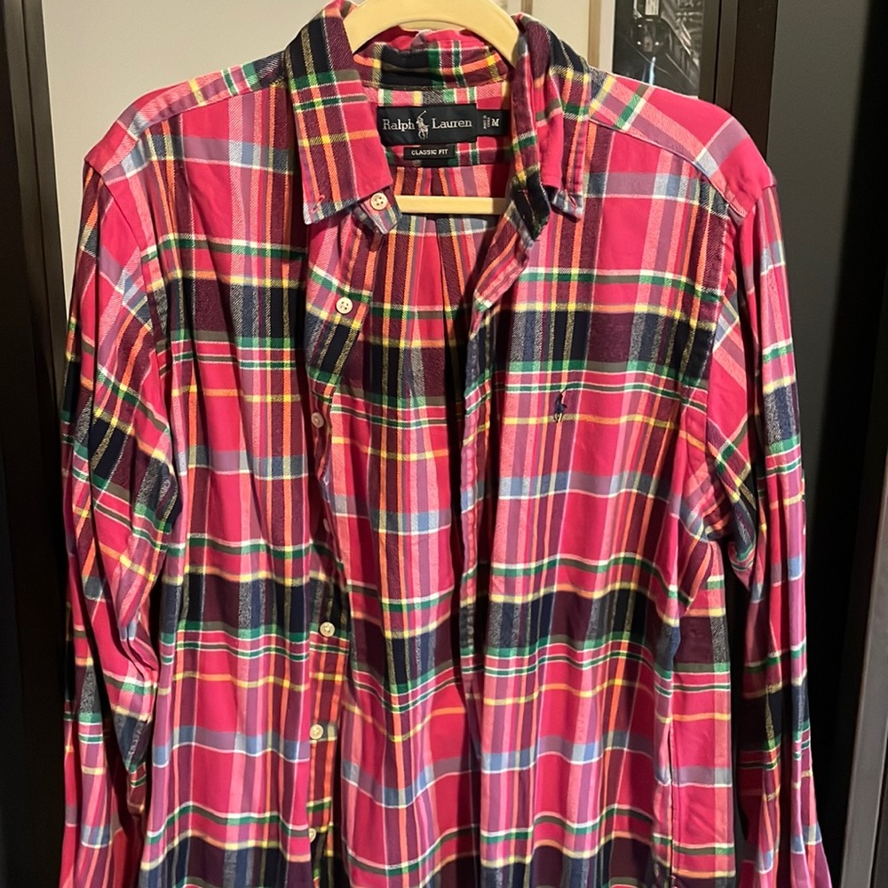 Ralph Lauren pink flannel